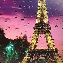 Скачать Дождь в Париже Живые Обои APK