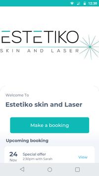Estetiko skin and Laser poster