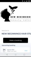 NEW BEGINNINGS HAIR STUDIO پوسٹر