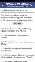DOT - Dictionary Of Occupational Titles Screenshot 2