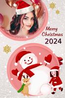 Christmas photo frame 2024 poster