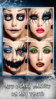 Halloween-Make-up Plakat
