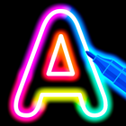 Lettertracering: alfabet-icoon