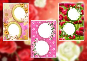 Flower Couple Collage Frames screenshot 1