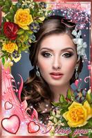 Love Flower Photo Frames پوسٹر