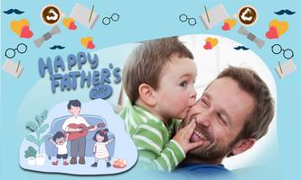 Happy Father's Day Frame 2024 تصوير الشاشة 1