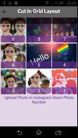 Photo Grid Cut Editor For Instagram capture d'écran 1