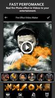 Fire Photo Effect Video Maker capture d'écran 1