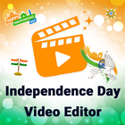 Independence day video maker أيقونة