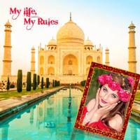 پوستر Taj Mahal Photo Frame