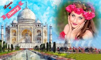 برنامه‌نما Taj Mahal Photo Frame عکس از صفحه