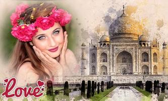 برنامه‌نما Taj Mahal Photo Frame عکس از صفحه