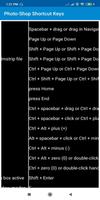 Photo-Shop Shortcut Keys screenshot 2