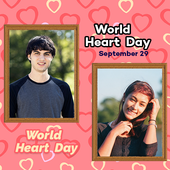 World Heart Day Photo Frame Editor icon