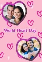 World Heart Day Photo Frame Editor Cartaz
