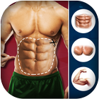 Man Fit Body Editor - Six Pack Abs Body Style biểu tượng