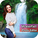 Waterfall Photo Frame : Cut Paste Editor APK