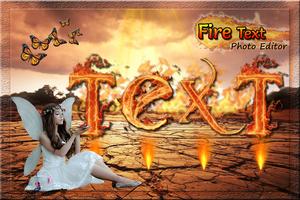 Fire Text Photo Frame Ekran Görüntüsü 2