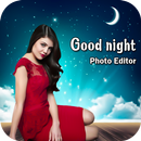 Good Night Photo frame : Cut Paste Editor APK