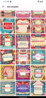 Create custom invitations پوسٹر