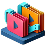 Videoları birleştir simgesi