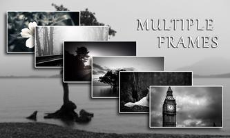 Black and White Photo Frames Poster