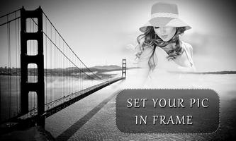 Black and White Photo Frames captura de pantalla 1