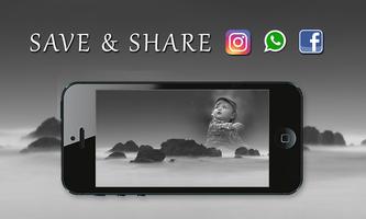 Black and White Photo Frames captura de pantalla 3