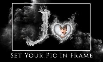 برنامه‌نما Smoky Text Photo Frames عکس از صفحه