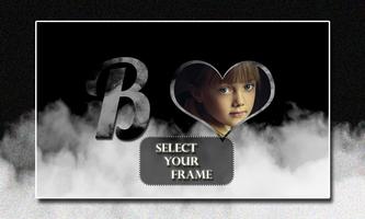 برنامه‌نما Smoky Text Photo Frames عکس از صفحه