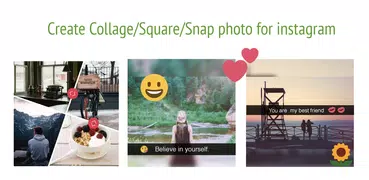 Photo Collage Maker-Square Art Photo Editor Effect