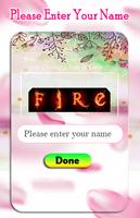 Fire Effect Name Art : Write Your Name With Shape ภาพหน้าจอ 1