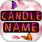 ikon Name Art : Write your name with a candles Shape