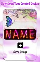 Name Art : Write your name with a candles Shape Screenshot 1