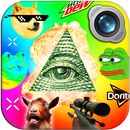 Dank Memes Photo Studio illuminati Sticker APK