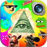 Dank Memes Photo Studio illuminati Sticker icon