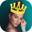 Light Crown Photo Editor - Crown Heart Pic Editor