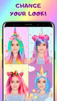 Unicorn fotoğraf çıkartmaları gönderen