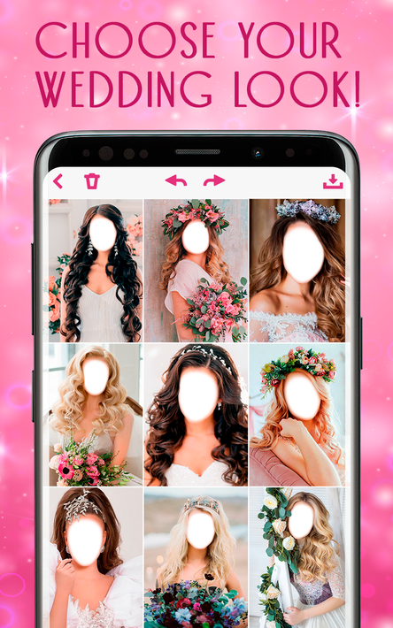 Wedding Hairstyles on photo screenshot 3