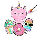 Kawaii การระบายสีแวว Coloring APK