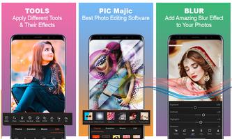Picsa Photo Editor:Filters,Effects & Collage Maker اسکرین شاٹ 1