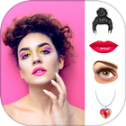 Girl Beauty Makeup Photo Editor:Face Makeup Camera icône