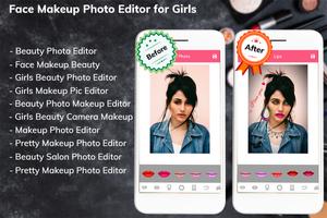 Girl Beauty Makeup Photo Editor:Face Makeup Camera Affiche
