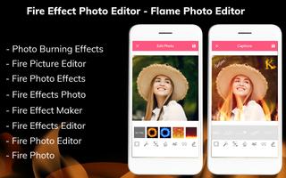 Fire Effect Photo Editor - Flame Photo Editor poster