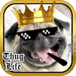 THUG LIFE Photo Sticker Art Design