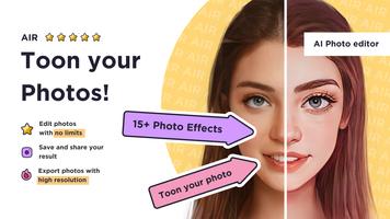 AIr - cartoon photo editor app постер