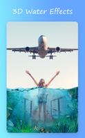 3D water effecten foto editor-poster