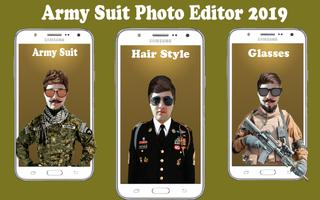 Army Suit Photo Editor 2019 โปสเตอร์