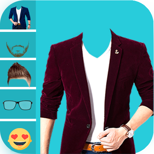 Handsome Men Suit Photo Editor : Boys Hairstyle