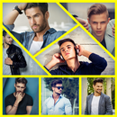 Men Photo Collage : Man make up - hair style,beard aplikacja